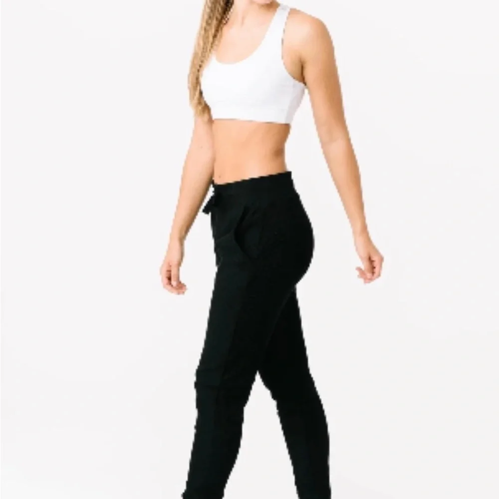 Zyia Active black ribbed joggers RETIRED size XXL great condition! - Picture 5 of 8